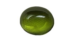 พลอยเพอริโดสีเขียวทรงแบนเรียบเจียระไนทรงรีทำด้วยมือเครื่องประดับทำจากธรรมชาติอันล้ำค่า - Product Image 4