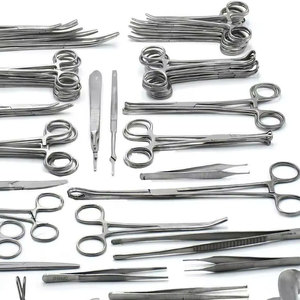 50 PCS General Surgery Laparotomy Instrument Set Basic Surgical <b>Tool</b> Stainless Steel German Quality with <b>Storage</b> <b>Box</b> By Tegra CE - Product Image 2