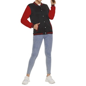 Veste varsity en peau de mouton véritable pour femmes, vente en gros, manches longues, légère, hiver, séchage rapide, coupe-vent, respirante, taille XL - Product Image 4