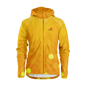 Custom Printed Hooded Streetwear Windbreaker <b>Jacket</b> for <b>Men</b> with Zipper Closure Waterproof Eco Friendly Breathable 100% Nylon - Product Image 2
