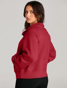 Sudadera Deportiva Ligera de Media Cremallera para Mujer, de Secado Rápido, para Correr, Gimnasio, Fitness y Entrenamiento - Product Image 5