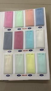 Tissu en nylon Sami, largeur 56 pouces, surface unie en tissu pelucheux, texture riche, tombé doux, matériau textile de luxe pour vêtements et ameublement - Product Image 1