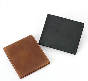 Premium Genuine Leather Men's <b>Wallet</b> <b>RFID</b> <b>Blocking</b> Slim Minimalist Bifold <b>Wallet</b> Custom Logo Wholesale Brown - Product Image 6