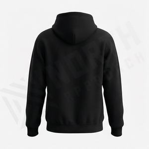 Pull-over ample en molleton 100 % coton du fabricant, respirant, séchage rapide, avec poche, double couche, épais 500 GSM, effet délavé - Product Image 2