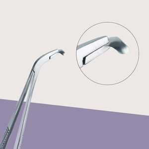 Pinza de sujeción para matrices dentales de gran venta con protrusión y pinzas portaagujas estilo Castrobiejo para odontología - Product Image 2