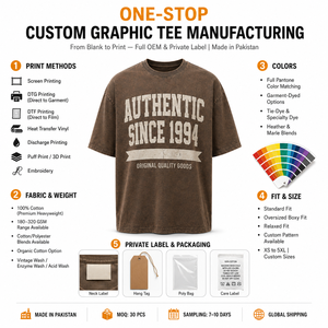 T-shirt en jersey de coton surdimensionné pour homme, col rond, manches courtes, style streetwear, délavé à l'acide, effet usé, respirant, écologique - Product Image 4