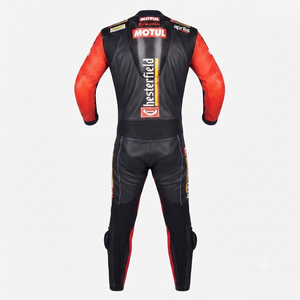 Traje de Carreras Max Biaggi MotoCP Premium de Una Pieza Completo para Pista con Protectores Deslizantes OEM CE - Product Image 2