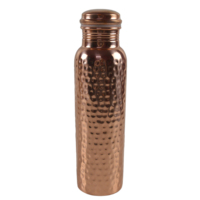 Bouteille en cuivre de qualité supérieure, design martelé, très demandée, prix bas, aspect élégant, idéale pour contenir de l'eau potable, décoration d'intérieur