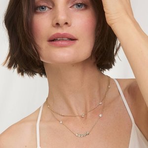 Collier élégant en argent sterling 925 avec chaîne à maillons en moissanite de luxe, bijoux de créateur scintillants pour femmes - Product Image 3