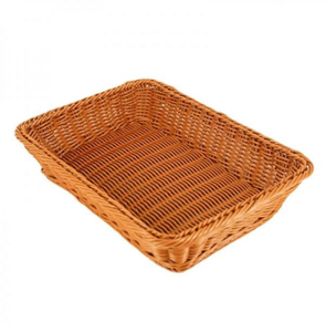 Plateau rectangulaire en rotin naturel tressé à la main, écologique, en osier, pour servir du pain, des fruits et décorer la maison, en provenance du Vietnam - Product Image 1