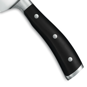 Cuchillos de Chef Profesionales de Acero Inoxidable, Cuchillos de Cocina con Hoja Afilada, Mango Negro con Triple Remache para Cortar Carne y Verduras - Product Image 3
