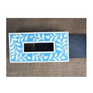 Boîte à mouchoirs en résine de bois, porte-serviettes en plexiglas, vente en gros, personnalisable, carré, en acrylique, Noël, Saint-Valentin - Product Image 4