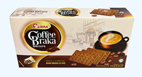 Biscuits croustillants Halal Libra Braka 150g en boîte, saveur crème, faible teneur en glucides, goût sucré, produit FMCG