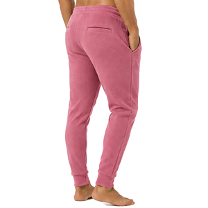 Custom Waffle Knit Trousers for <b>Men</b> <b>Slim</b> <b>Fit</b> Casual Textured <b>Joggers</b> Elastic Waist Drawstring Lightweight Daily Bottoms <b>Mens</b> - Product Image 5