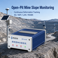 Récepteur GPS GNSS multifréquence, traceur de véhicule, RTK CORS, surveillance des déversements de terrains miniers, BDS Galileo 4G WiFi RS485 IP68