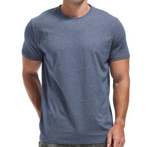 T-shirt décontracté pour homme, col rond, coton doux, mode, tailles S-4XL, fournisseur en gros - Product Image 1