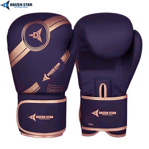 Guantes de Boxeo de Piel Sintética PU Transpirable de Alta Calidad con Logotipo Personalizado, Cierre de Gancho y Bucle para Entrenamiento, Sparring, MMA, Kickboxing, Muay Thai - Product Image 6