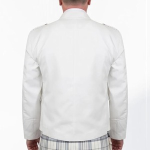 Veste écossaise haut de gamme en tissu tweed à motif Argyle pour homme, tenue de kilt, vêtement des Highlands, veste de mariage, fabricant OEM sur mesure - Product Image 2