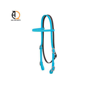 Cuerda para Caballos de Cuero Trenzado y Nylon Duradera, Accesorios de Equitación de Estilo Occidental e Inglés Multiusos - Product Image 1