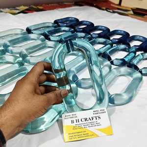 Chaînes en résine époxy transparente de haute qualité, faites à la main, colorées, pour décoration murale, projets DIY, anges artistiques, remise de diplôme - Product Image 1