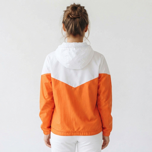 Veste à capuche coupe-vent 3/4 zippée pour la randonnée, imperméable, coupe régulière, pull à capuche, vente en gros fabricant - Product Image 2