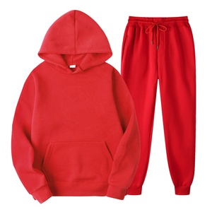 Orange Kids Hoodie and <b>Pants</b> Set Cotton Fleece Unisex Wholesale Custom Children Tracksuits Kids 2 Piece - Product Image 2