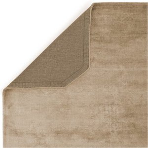 Tapis moderne de luxe en viscose douce, fabriqué à la machine, couleur unie, avec envers antidérapant en coton, personnalisable pour salon et hôtel - Product Image 2