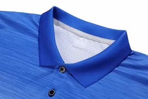 T-shirts de luxe haut de gamme respirants et épais pour hommes, polos en coton surdimensionnés pour hommes, broderie personnalisée - Product Image 4
