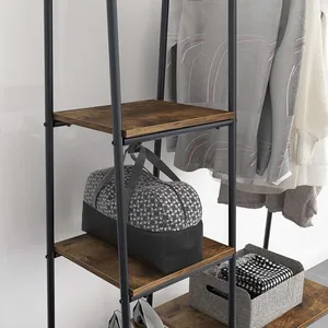 Heavy Duty Handmade Iron Garment Stand with Stable Base and Elegant Design Custom OEM Metal <b>Cloth</b> <b>Rack</b> Handmade for Hotels Apart - Product Image 4