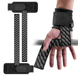 Sangles de levage unisexe à prix de gros avec logo personnalisé, équipement léger de protection des mains, antidérapant, pour un entraînement facile, sangle de levage - Product Image 2