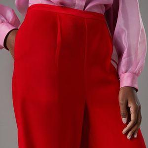 Jeans de Cintura Alta para Mujer, con Múltiples Bolsillos, Corte Holgado, Estilo Cargo, Elásticos, de Mezclilla, Pierna Recta - Product Image 3