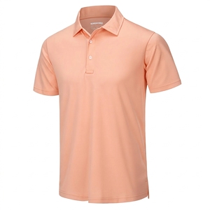 Camiseta Polo de Manga Corta, Secado Rápido, Transpirable, Lisa, Teñida, 100% Algodón, Personalizable - Product Image 4