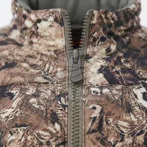 Veste de chasse d'extérieur pour hommes avec col montant, fermeture éclair intégrale, tissu résistant à l'eau et plusieurs poches pour le camping - Product Image 5