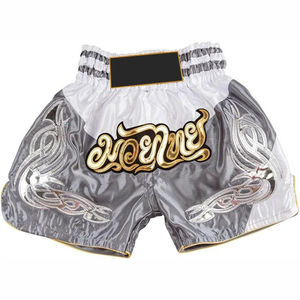 Nouveaux shorts de Muay Thai en gros, shorts de boxe à séchage rapide, shorts de combat de kickboxing pour hommes et enfants, shorts de grappling - Product Image 4