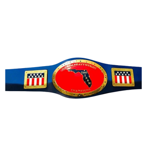 Ceinture de championnat de lutte en équipe de la Ligue des Grands Lutteurs de la Floride, personnalisée, de haute qualité, trophée personnalisé pour collectionneurs - Product Image 1