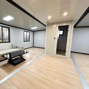 Maison préfabriquée modulaire moderne, petite, 2 à 3 chambres, 20 à 40 pieds, mobile de luxe, pour bureau, habitation, extensible, conteneur - Product Image 5