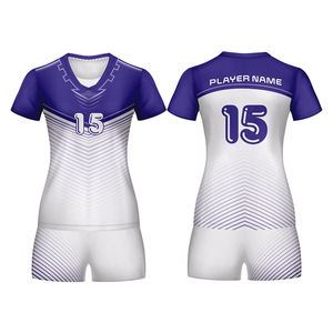 Uniforme de volley-ball personnalisé pour hommes, 100 % polyester, produit très vendu, nouveau design, uniformes de volley-ball OEM - Product Image 1