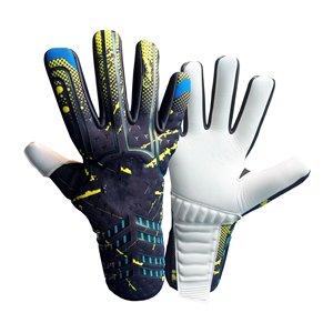 ถุงมือผู้รักษาประตูแบบมืออาชีพ คุณภาพสูง ระบายอากาศได้ดี ป้องกันการลื่น สำหรับการฝึกซ้อม ผลิตจากวัสดุคุณภาพสูง ยางลาเท็กซ์เยอรมัน - Product Image 1