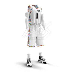 Vêtements de sport, impression de logo personnalisé, ensemble de basket-ball, nouvelle arrivée, prix bas, ensemble de basket-ball fabriqué au Pakistan - Product Image 4