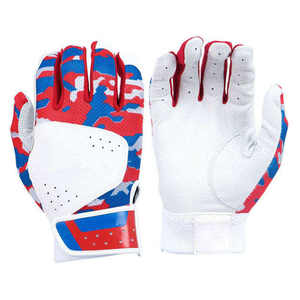 Servicio OEM, Guantes de Bateo de Béisbol con Logotipo Personalizado, Ajustables, de Primera Calidad, para Hombre, Transpirables, de Poliéster/Algodón - Product Image 3