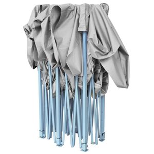 Tente de fête pliable en Oxford 600D anthracite avec revêtement en PVC 10 x 20 pieds - Product Image 5