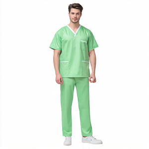 Medical Scrub Suit/Nurse Hospital Uniform Scrub <b>Set</b> for <b>Doctors</b> - Product Image 1