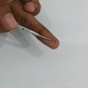 Ciseaux à cuticules professionnels avec miroir de précision, en acier au carbone poli, lame auto-affûtante, ciseaux à cuticules professionnels - Product Image 2