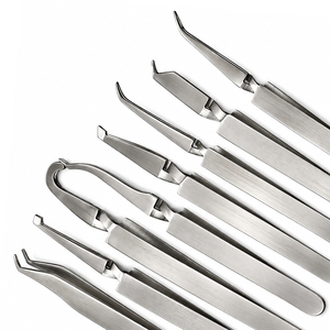 Ensemble de pinces pour la pose d'attaches orthodontiques, en acier inoxydable, à action inversée, pour les procédures de collage dentaire - Product Image 4