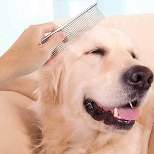 Peigne de toilettage pour animaux de compagnie en acier inoxydable écologique pour chiens et chats |   Peigne démêlant professionnel anti-rouille à 48 dents - Product Image 6