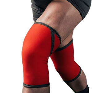 Genouillères de compression souples et épaisses, respirantes, en tissu extensible, conçues pour la musculation, l'haltérophilie et la course à pied - Product Image 6