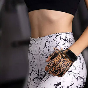 En stock, faible MOQ, gants de fitness en cuir de haute qualité, respirants, antidérapants, avec sangle de poignet réglable, unisexe - Product Image 3
