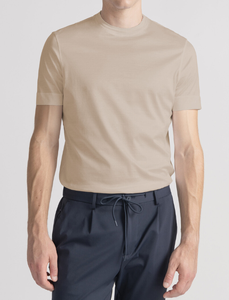 T-shirt décontracté pour homme, coupe régulière, à manches courtes, col rond, respirant, imprimé sérigraphié sur le devant, compression, écologique, 150g - Product Image 5