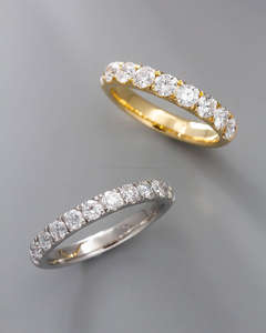 IGI/GIA Lab Grown Cut Diamond Vintage 14K Anillo de boda/compromiso amarillo Unisex Oro blanco fino para fiesta de aniversario-Worthy - Product Image 1