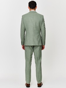 Costume trois pièces homme pas cher à revers cranté, idéal pour marié ou mariage - Nouvelle collection - Product Image 2